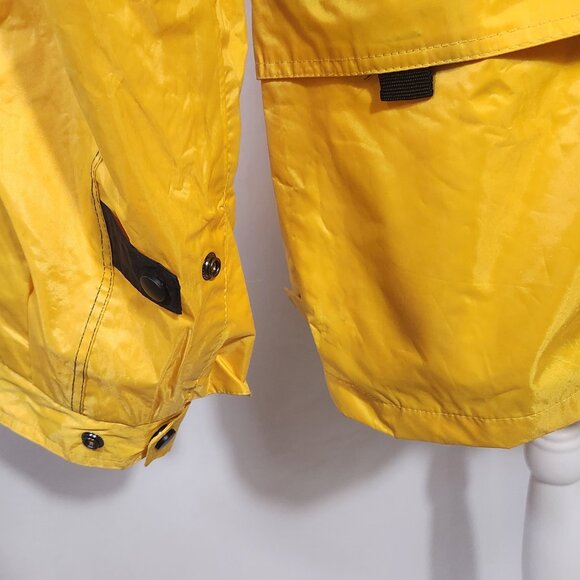 Mossi Men's SZ Medium Yellow Black Multi-Pocket Moto Sports Snow Hiking Jacket - Picture 5 of 16